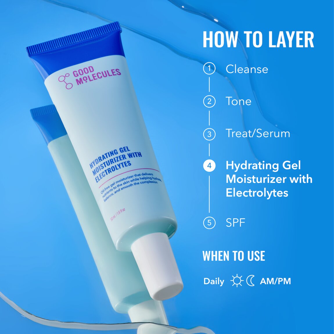 HYDRATING GEL MOISTURIZER WITH ELECTROLYTES