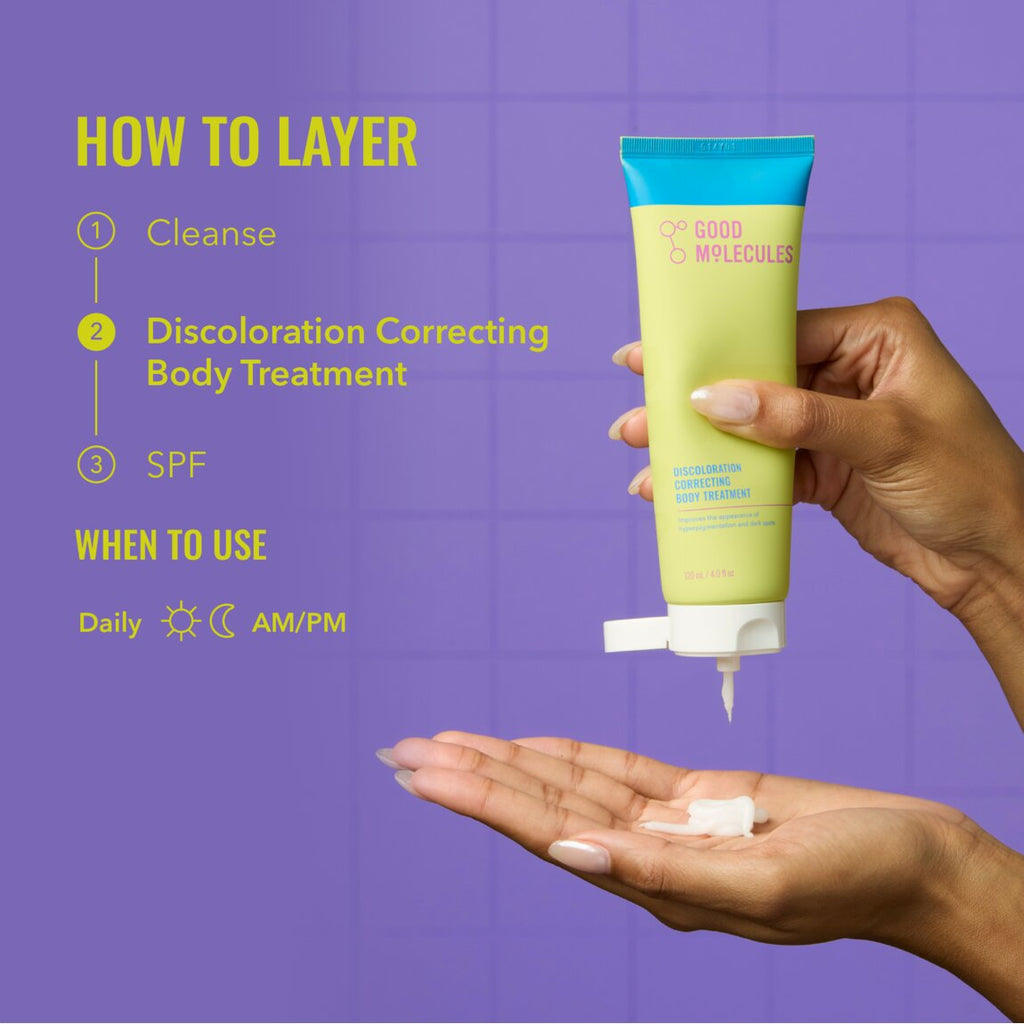 DISCOLORATION CORRECTING BODY TREATMENT